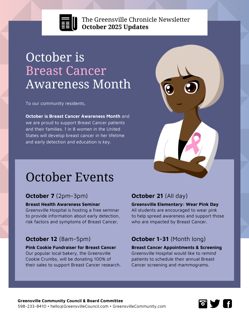 Awareness Month Newsletter