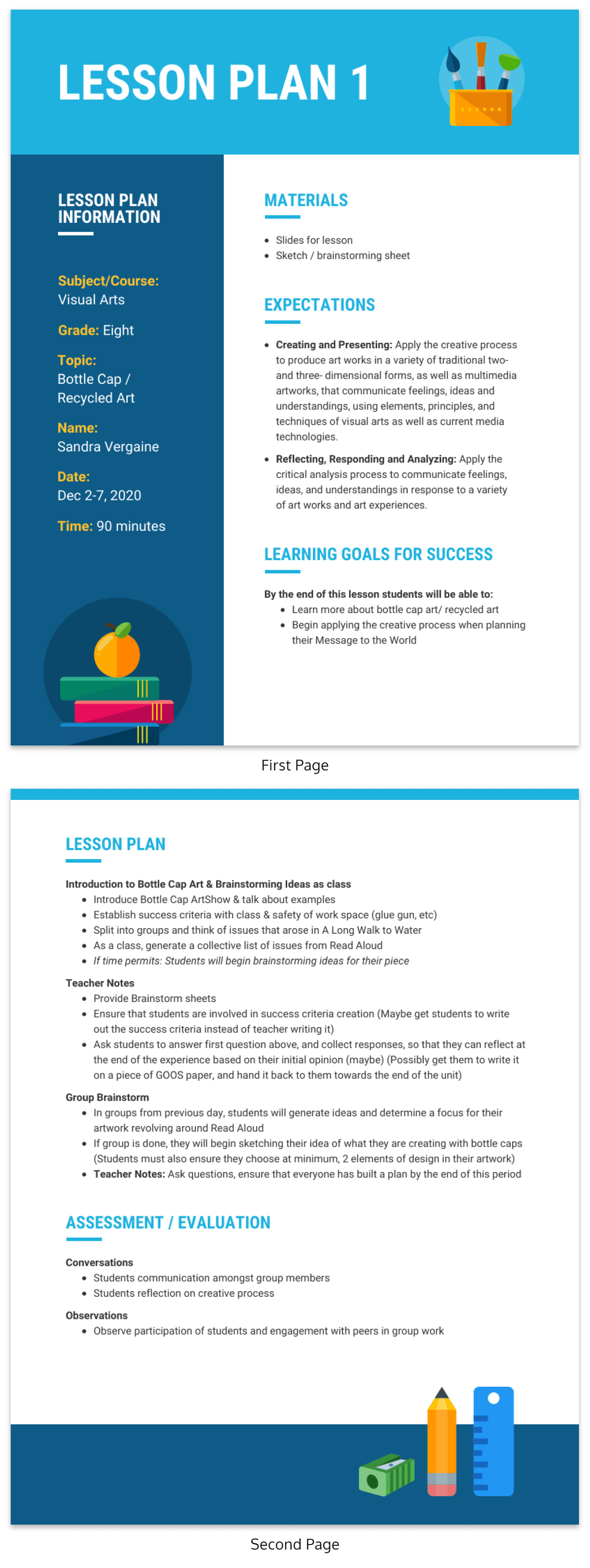 lesson plan example