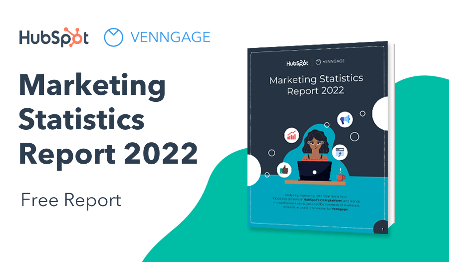 marketing statistics report 2022 Venngage Hubspot