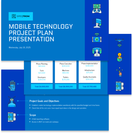 Mobile tech template