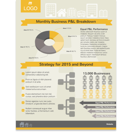 Monthly business report template