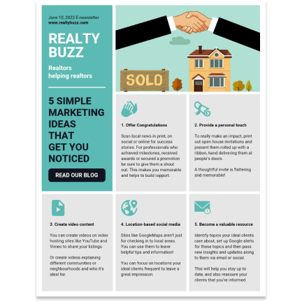 Realty buzz template